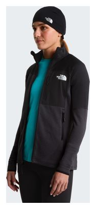 Fleecejacke The North Face Stormgap Power Grid Grau/Schwarz Damen