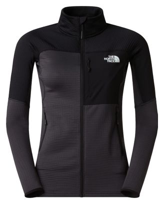 Fleecejacke The North Face Stormgap Power Grid Grau/Schwarz Damen
