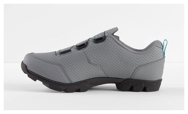 Scarpe MTB Bontrager Evoke Bright Silver / Miami Green