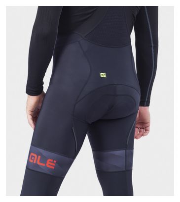 Alé Mild Bibshorts Zwart/Rood