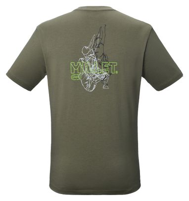 Camiseta Millet Cimaï Climb verde para hombre