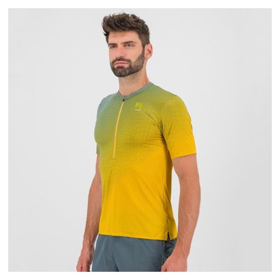 Karpos Lavaredo Ultra Tech Short Sleeve Jersey Yellow/Grey