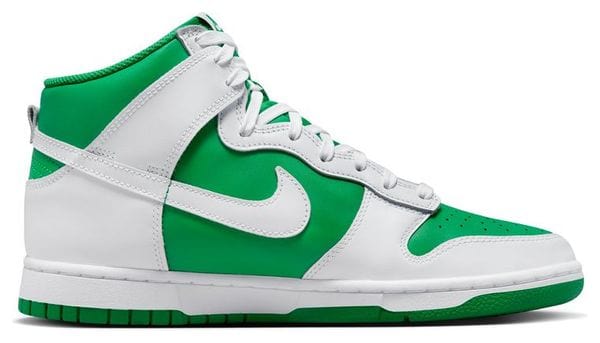 Chaussures Nike Sportswear Dunk High Retro Vert Blanc