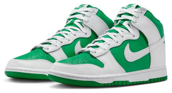 Nike Sportswear Dunk High Retro Schuhe Grün Weiß