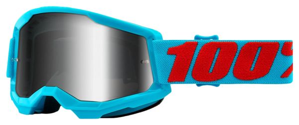 Strata 2 Summit 100% Goggle - Silver Mirror Lens