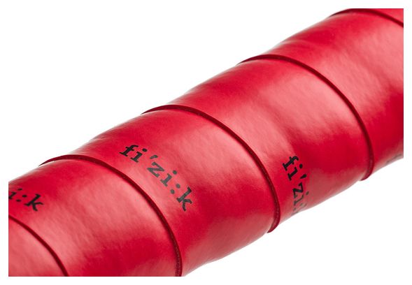 Cinta de manillar Fizik Terra Microtex Bondcush Tacky Rojo