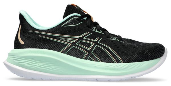 Asics womens gel-cumulus 18 neutral running shoes black/silver/black best sale