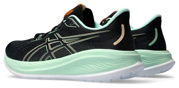 Asics Gel Cumulus 26 Damesschoenen Zwart Groen