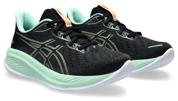 Asics Gel Cumulus 26 Damesschoenen Zwart Groen