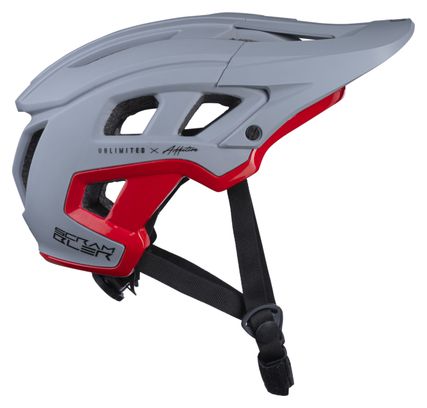 Kenny Scrambler Kid Helmet Grey / Red