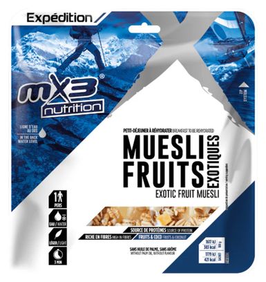 MX3 Gevriesdroogd Exotisch Fruit Muesli Ontbijt - 110g