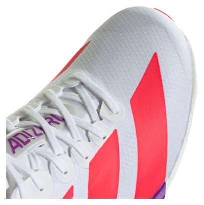 adidas Adizero Adios Pro 4 Laufschuhe für Herren, Weiß/Rot/Lila