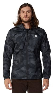 Fox Head Camo Windbreaker Jacket Black