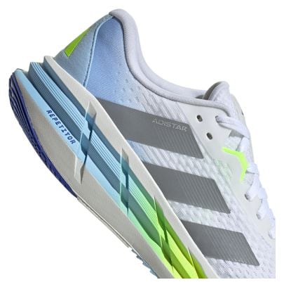 Adidas Adistar 3 Running Shoe White Blue Uomo