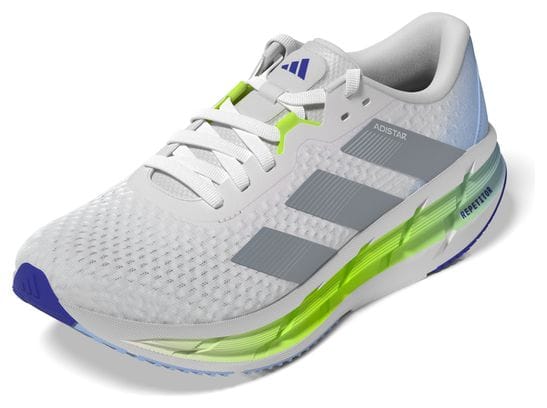 Adidas Adistar 3 Running Shoe White Blue Uomo