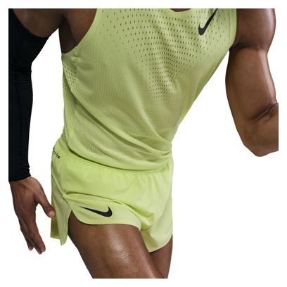 Heren Nike Dri-Fit ADV Aeroswift 2in Green Split Short