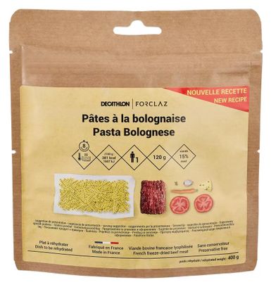 Repas Lyophilisé Forclaz Pasta Bolognese