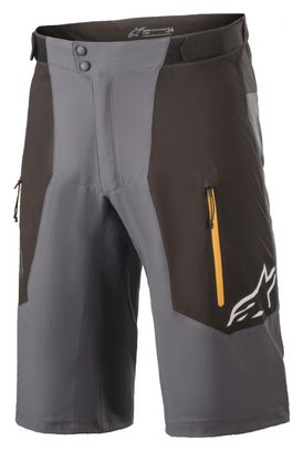 Pantalones cortos Alpinestars ALPS 6.0 negro mandarina / gris