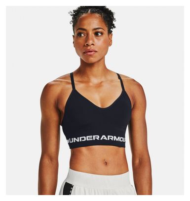 Under Armour Seamless Low Long Bra Schwarz