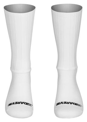 Chaussettes Darevie AERO Performance et Confort Vélo Route - Blanches