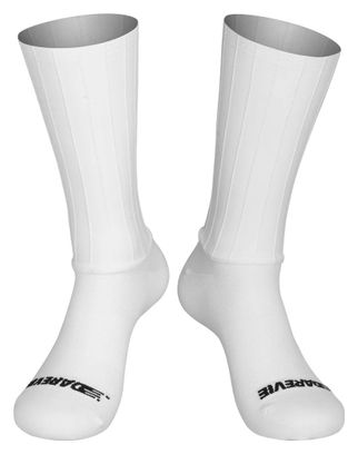 Chaussettes Darevie AERO Performance et Confort Vélo Route - Blanches