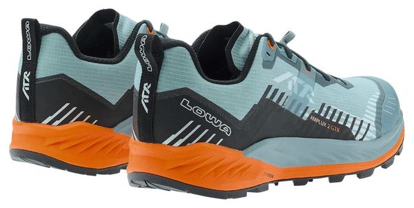 Lowa Amplux 2 GTX Trailrunning Schuhe Blau/Orange Herren
