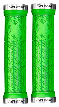 REVERSE Pair of Grips STAMP Green Silver