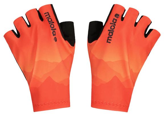Maloja TalferM. Glow Oranje / Zwart Korte Handschoenen
