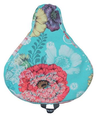 Bloom Field Saddle Cover Blue