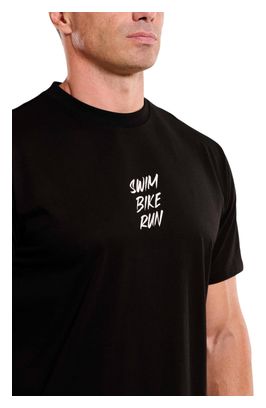 Z3rod Triblend Swim Bike Run Kurzarm-T-Shirt für Herren, schwarz