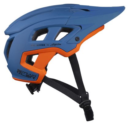 Casque Kenny Scrambler Kid Bleu/Orange