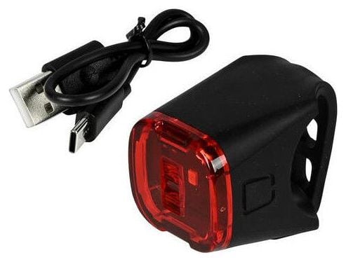 Feu arrière de vélo LED USB Rechargeable Rouge