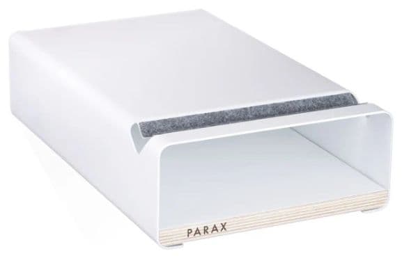 Parax S-Rack L Supporto a muro bianco/bianco