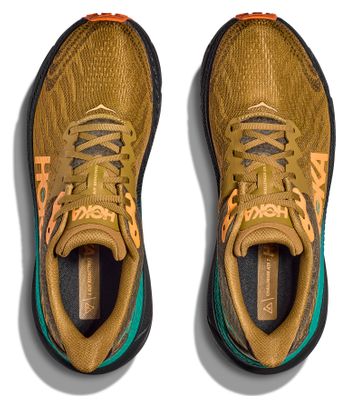 Hoka Challenger 7 Brown/Orange Men's Trail Shoes