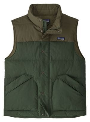 Patagonia Downdrift Green Sleeveless Down Jacket