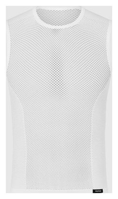 Baselayer Sans Manches GribGrab ThermaCore 3-season Blanc