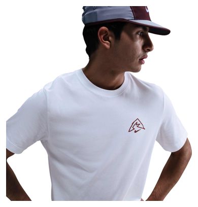T-Shirt Trail Nike Blanc Homme