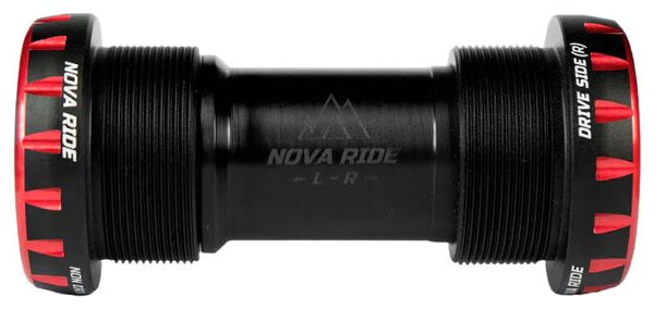 Boitier de pédalier Nova Ride BSA Shimano Rouge