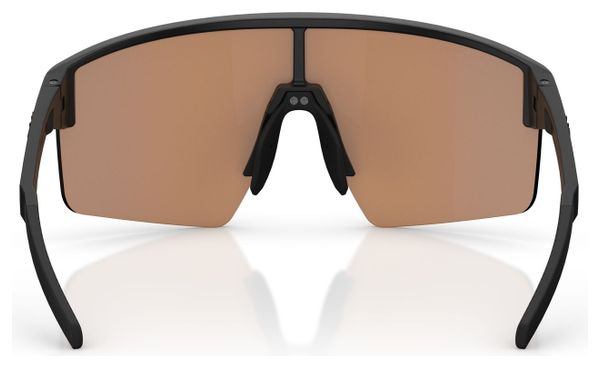 Bliz P004 Occhiali da sole unisex nero opaco/corallo arancione blu a specchio