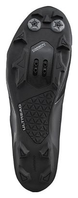 Paar Shimano XC702 Large MTB-Schuhe Schwarz / Silber