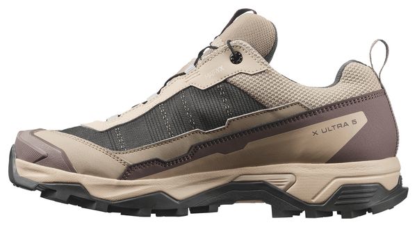 Chaussures de Randonnée Salomon X Ultra 5 GTX Beige Femme