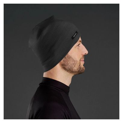 GripGrab Merino Polyfibre Lightweight Beanie Black