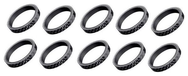 Spacer carbone 10 mm - 1 1/8 - pack 10 - EGD