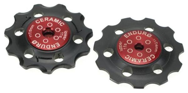 ENDURO BEARING-Jockey wheel set Zero Cer SRAM11 SpeedRed