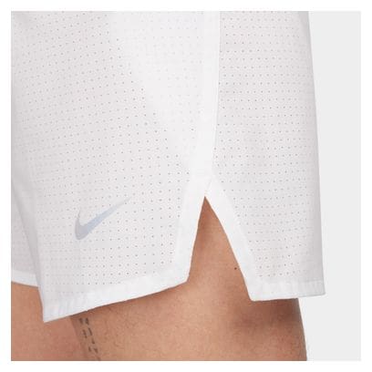 Short Nike Fast 3in Blanc Homme