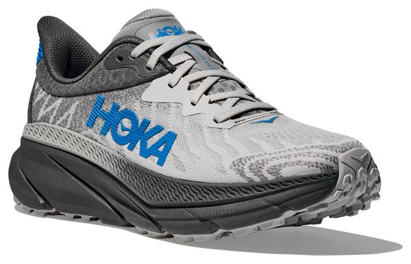 Hoka Challenger 7 Trailrunning-Schuhe Grau/Blau Herren