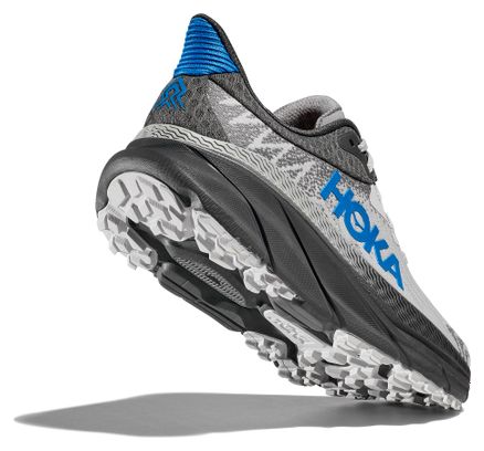 Hoka Challenger 7 Trailrunning-Schuhe Grau/Blau Herren