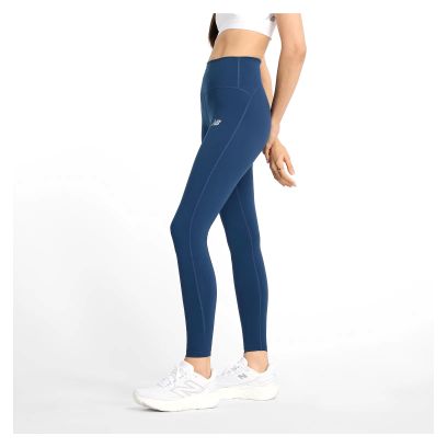 Collant taille haute New Balance Sleek High Rise Bleu Femme