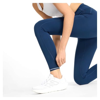 Collant taille haute New Balance Sleek High Rise Bleu Femme