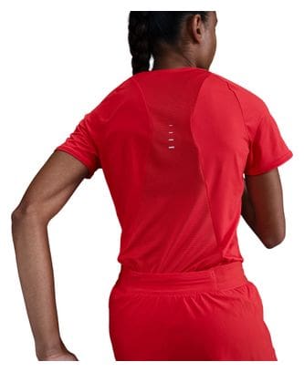 Nike Dri-Fit Swift Red Women's Jersey met korte mouwen